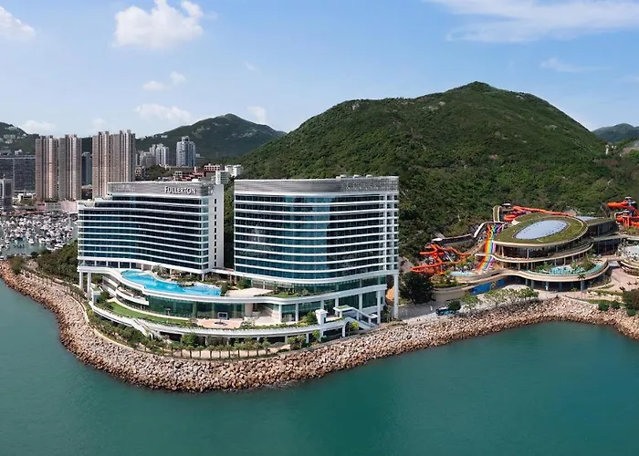 Resorts e hotéis com parques aquáticos em Hong Kong